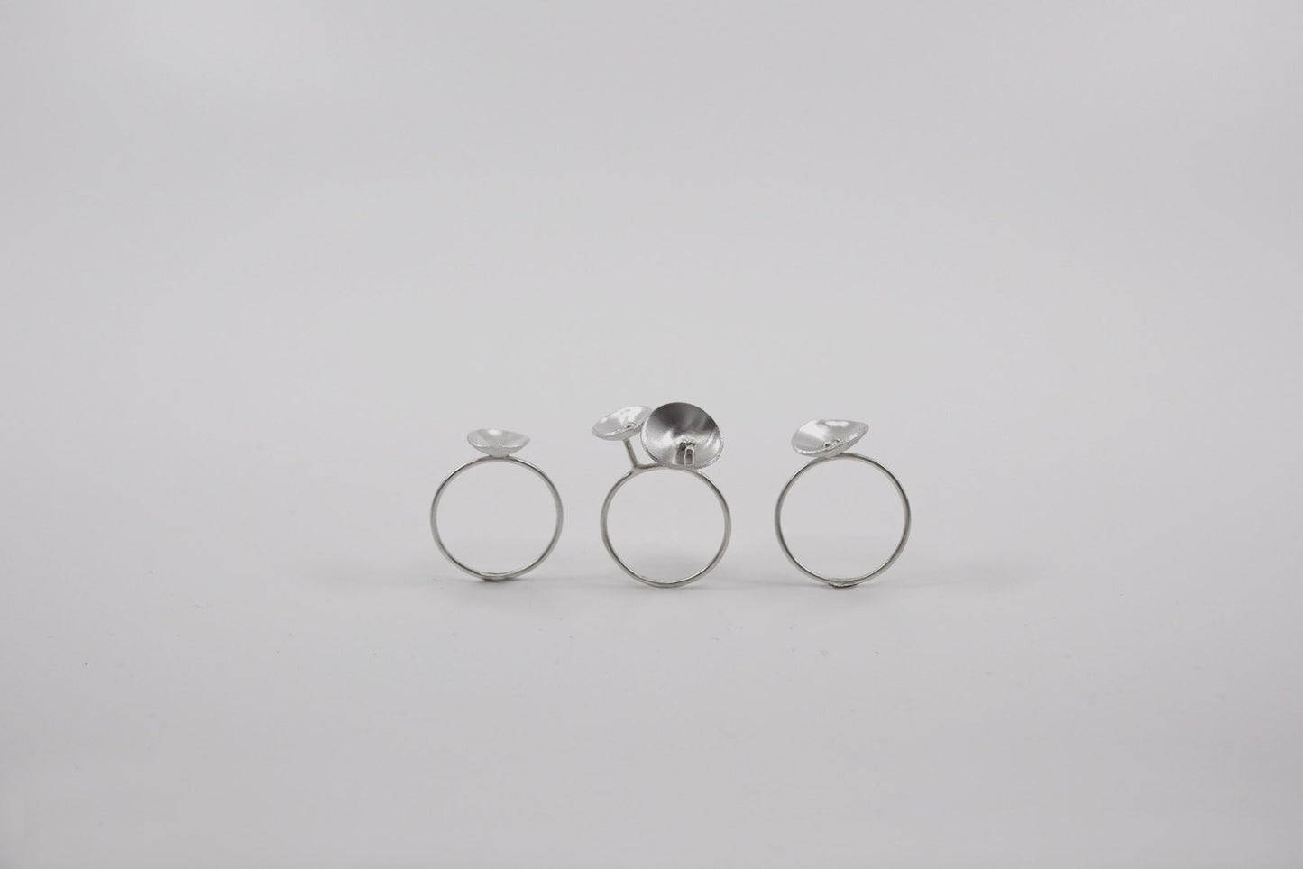 Dapping Circle Ring Set #1