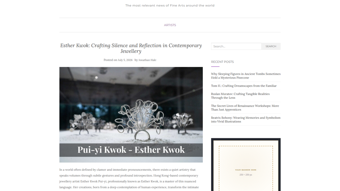 New Interview Features on Fine Arts News