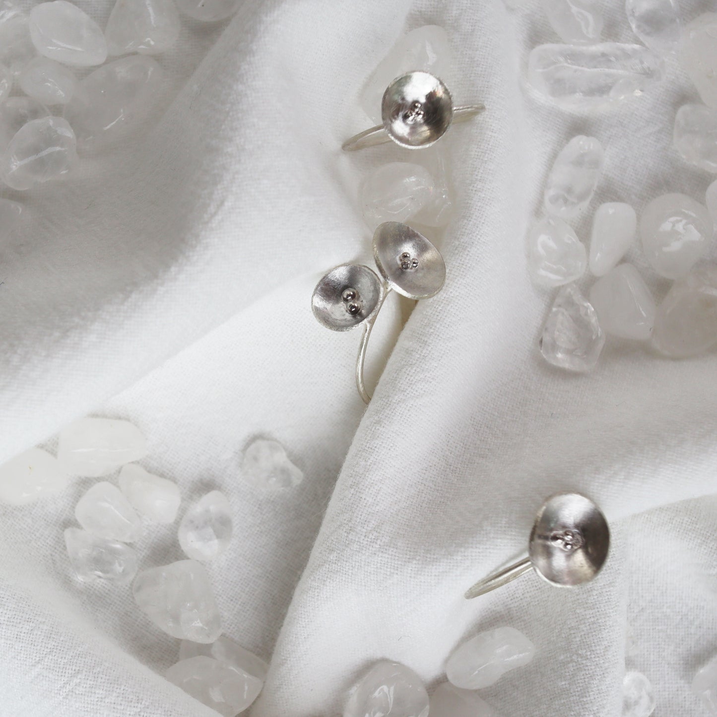 Dapping Circle Ring Set #1